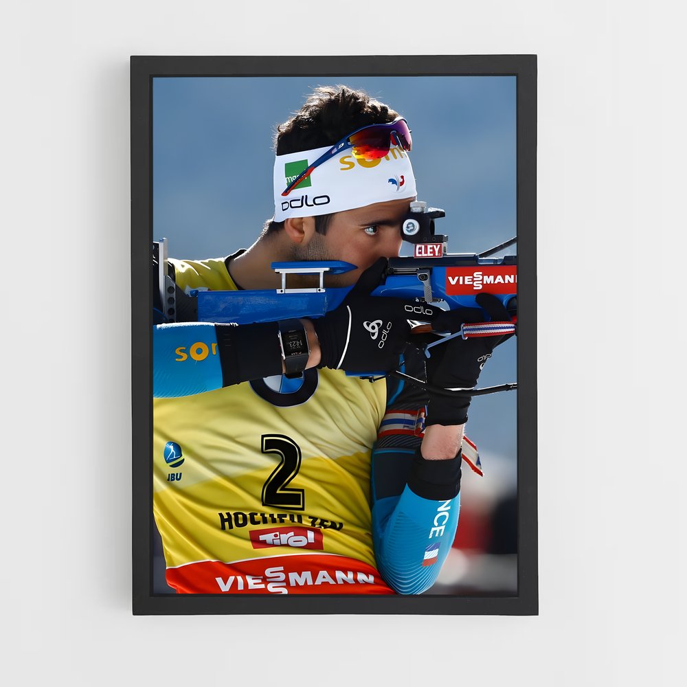 Poster Tireur d'Élite – affiche Biathlon (vue 2)